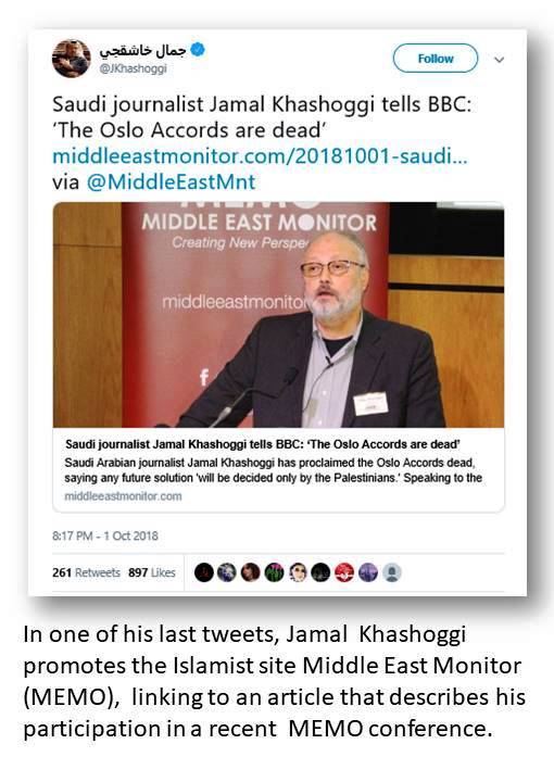 Khashoggi tweets MEMO